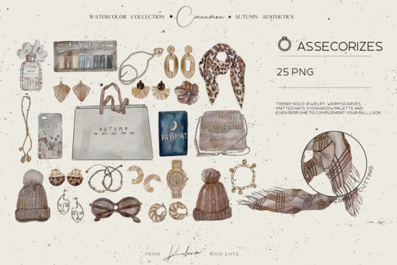 Atumun Asseccorizes - Watercolor Kit and Illustrations