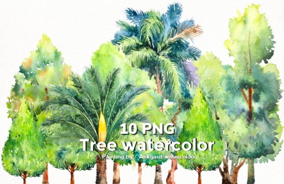 Tree Watercolor Clipart Review