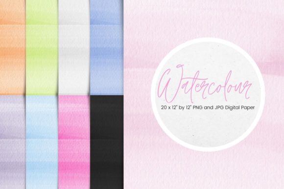 Watercolour Brushstroke Paper for Illustrations